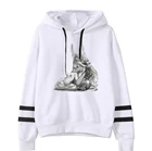 Толстовка Nanachi Мужскаяженская с капюшоном, модная однотонная флисовая худи в стиле хип-хоп, с рисунком аниме, в бездном стиле, повседневный Топ