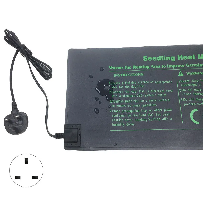 Тепловой коврик для рассады водостойкая гидропонная нагревательная подушка