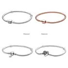 Браслет из серебра 925 пробы с изображением моментов семейного дерева и сердца