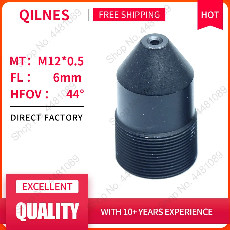 QILENS 3Megapixel HD 6mm Board Lens for CCTV Security IP Camera 6MM M12*0.5 Mount Long Viewing Distance