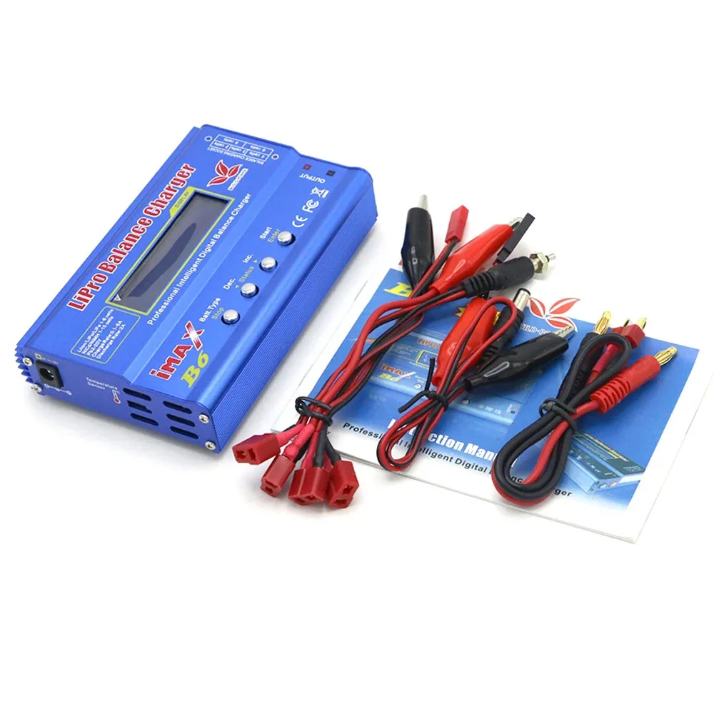 

IMAX B6 80W Lipo NiMh Li-Ion Ni-Cd Digital RC Battery Charger IMAX B6 Lipro Balance Discharger Charger + AC POWER 12V 5A Adapter