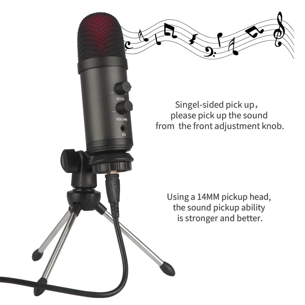 bm900 usb microphone for recordingstreaminggamingprofessional microphone for pclaptop voice volume controltrol free global shipping