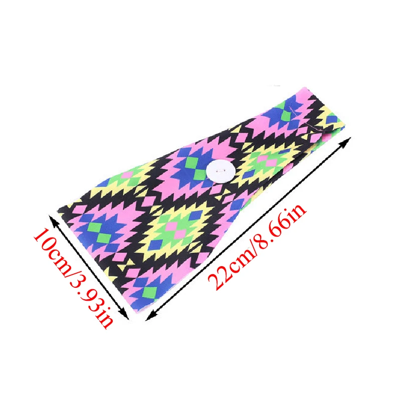 Винтажная повязка на голову с пуговицами женские модные эластичные повязки для