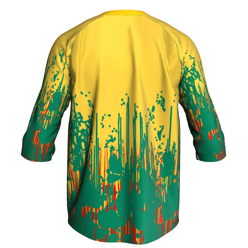 Long Motocross Downhill Cycling Jersey Bicycle Mtb Shirt Wear Pro Race Road Mountain Brazil Style Tops Breathable MX Clothes | Спорт и