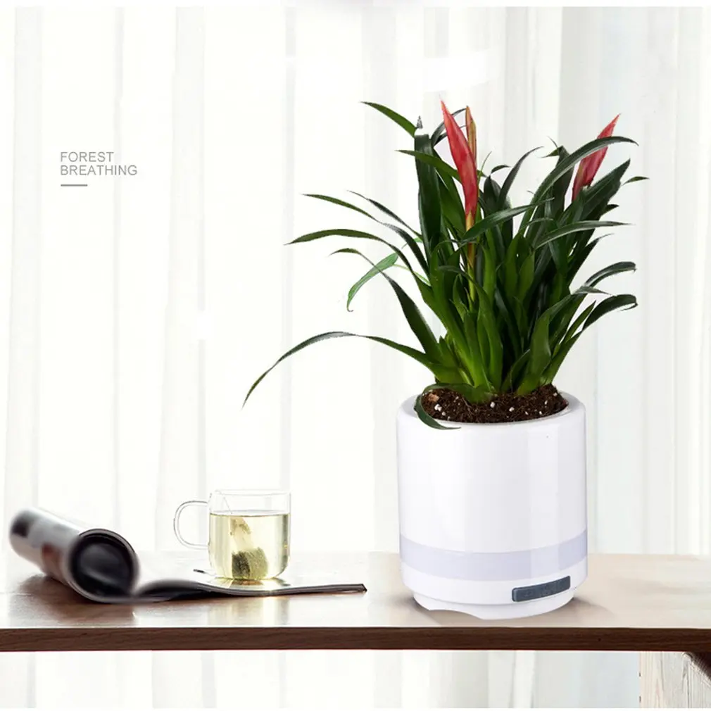 Автомобильная Беспроводная колонка очиститель в горшке ABS PP Smart touch sensing Play piano