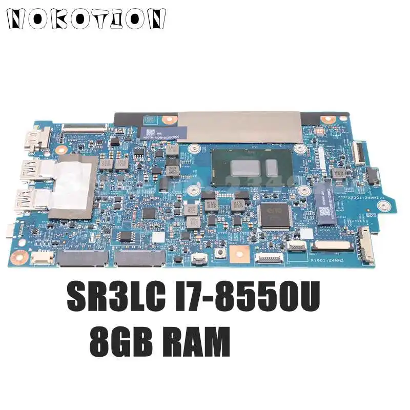 

NOKOTION NBGTM11006 NB.GTM11.006 For ACER Swift 5 SF514-52T Laptop Motherboard 17809-1M 448.0D704.001M SR3LC I7-8550U 8GB RAM