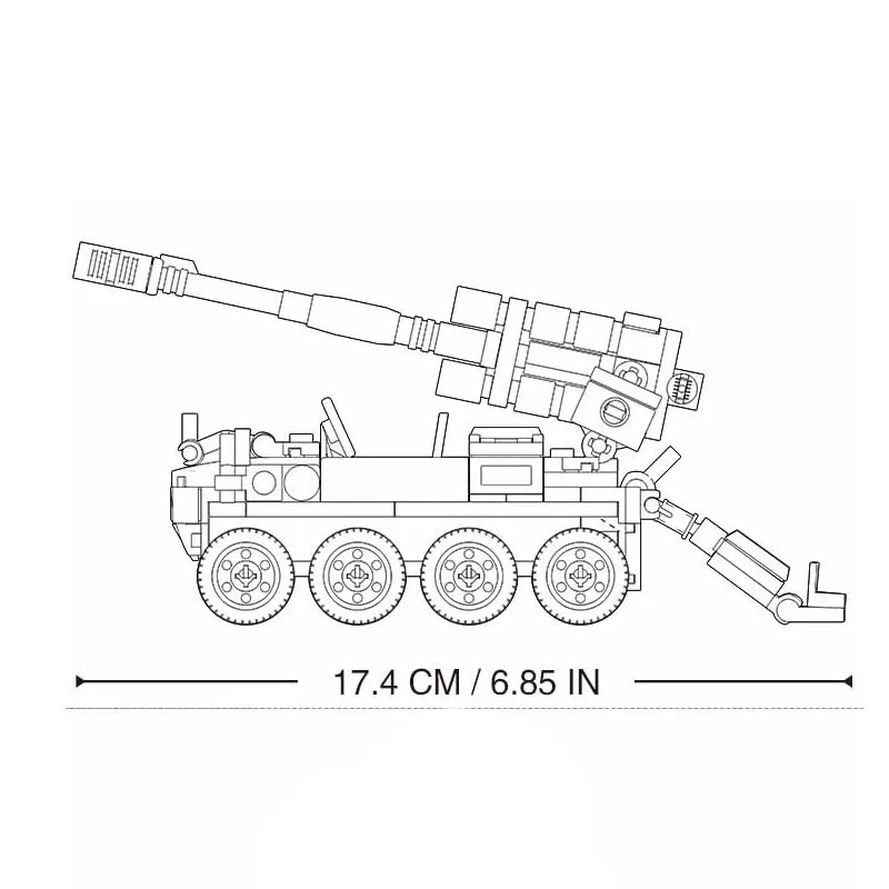 Военная серия мировая война Германия Weasel 1 модель автомобиля солдат экшн-фигурки