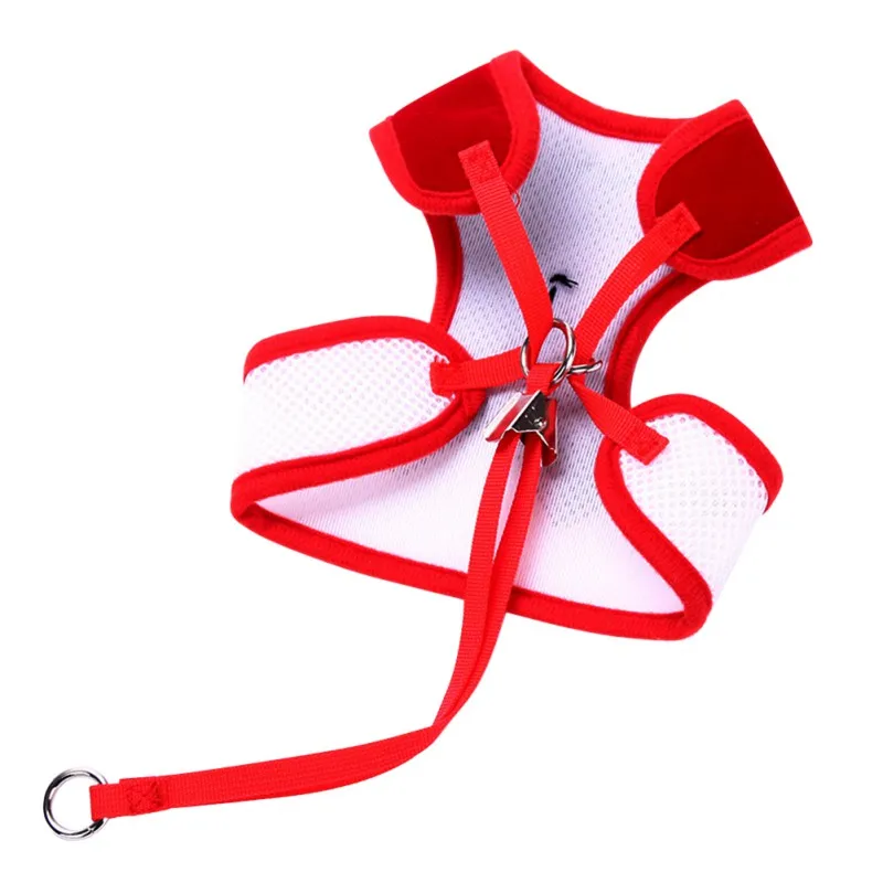 Pet Harnesses Leash Chest Belt Collar Traction Rope For Dogs Breathable Dog Multi-Style Dress Bow Vest Clothes No Pull #1 | Дом и сад