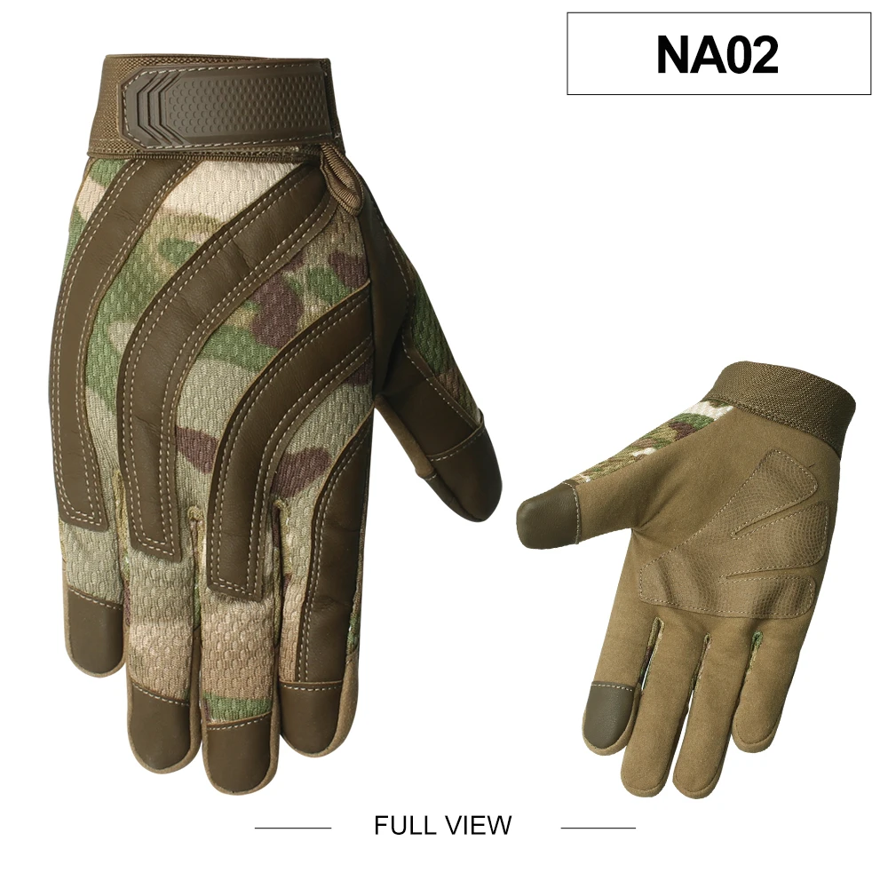 Full Finger Camo Motorcycle Gloves Men Touch Screen Motorbike Non-slip Sport Mountain Bike Biker Climbing Women Mittens | Автомобили и