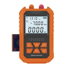 Fashion4 in 1 Optical Power Meter Visual Fault Locator 5Km Light Pen LED Lighting OPM Network Fiber Optic Cable Tester Tools