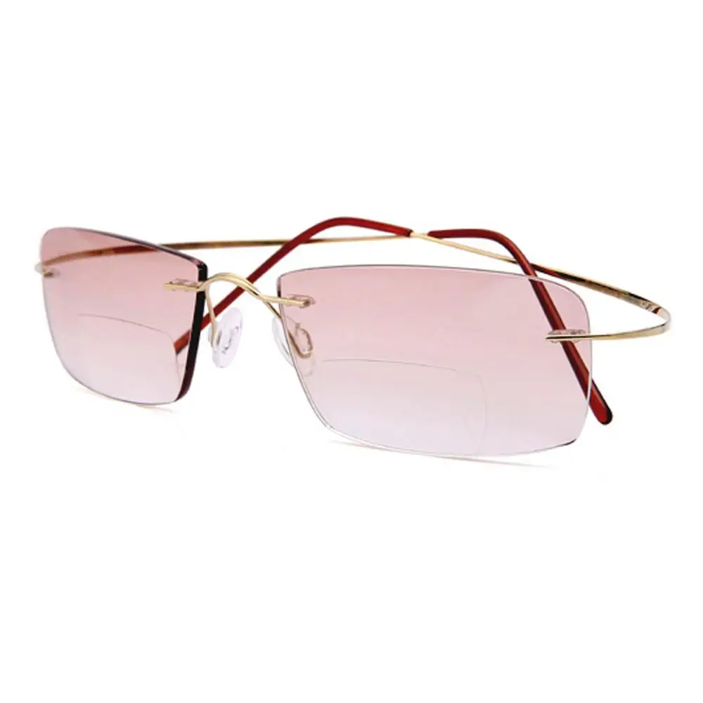 Титановые бифокальные прогрессивные Мультифокальные очки для чтения с