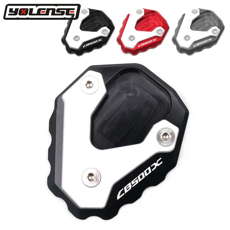 

Motorcycle CNC Kickstand Foot Side Stand Extension Pad Support Plate Enlarge Stand For HONDA CB500X CB 500X CB500 X 2019-2022