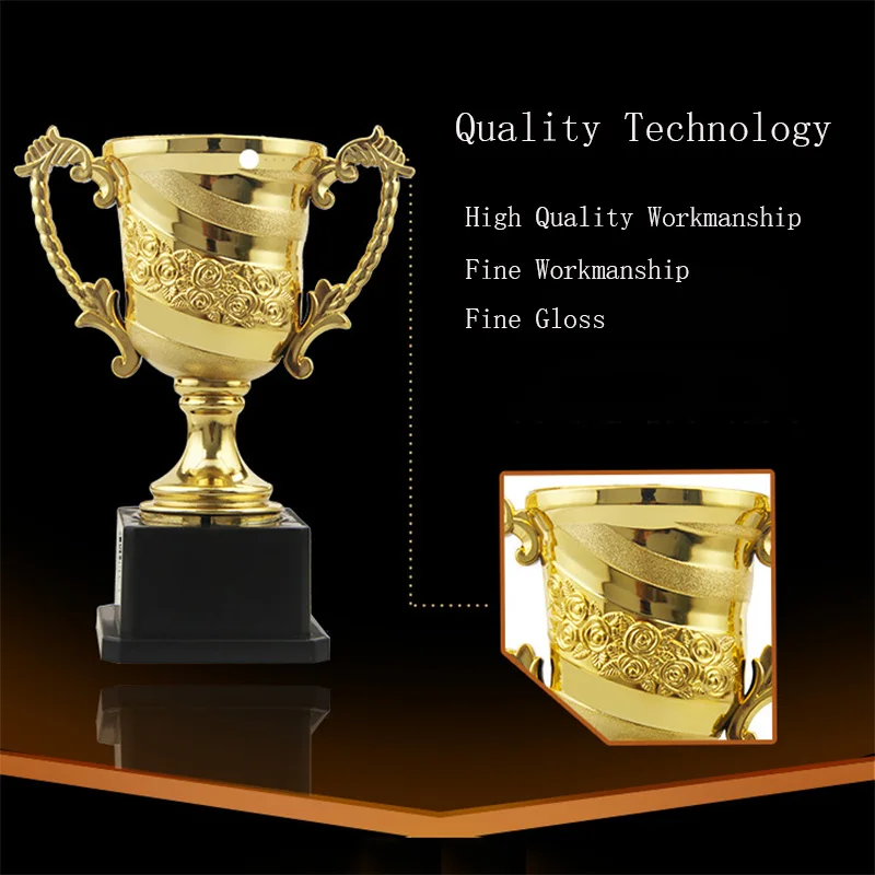 Пользовательские мини золотые награды трофей дети позолоченный Кубок Дети