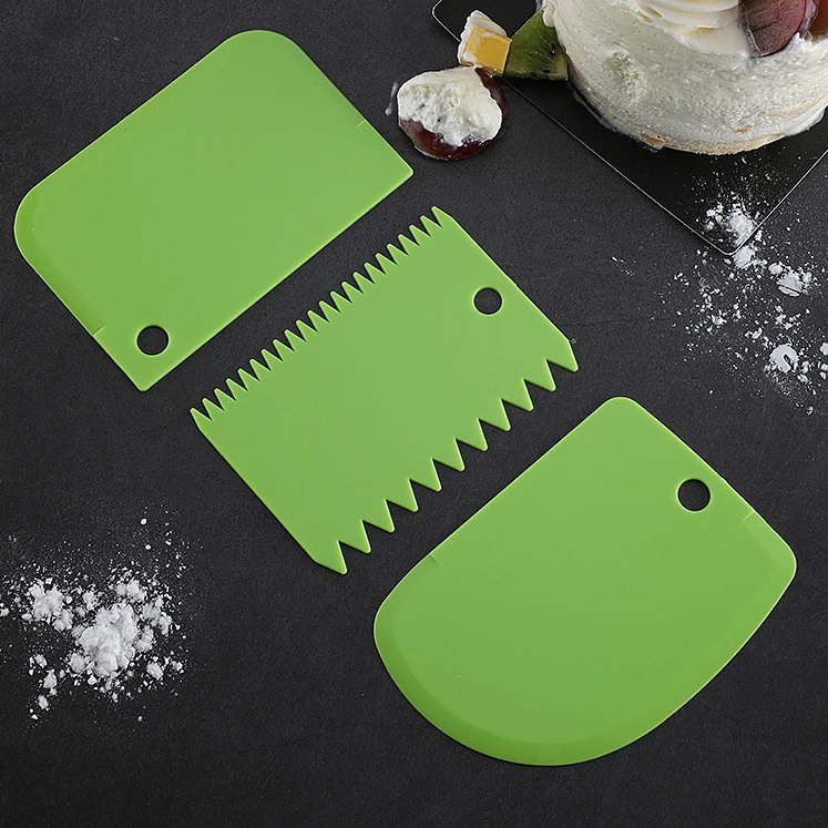 3 шт. для края торта лопатка резак инструмент выпечки пластиковый нож теста