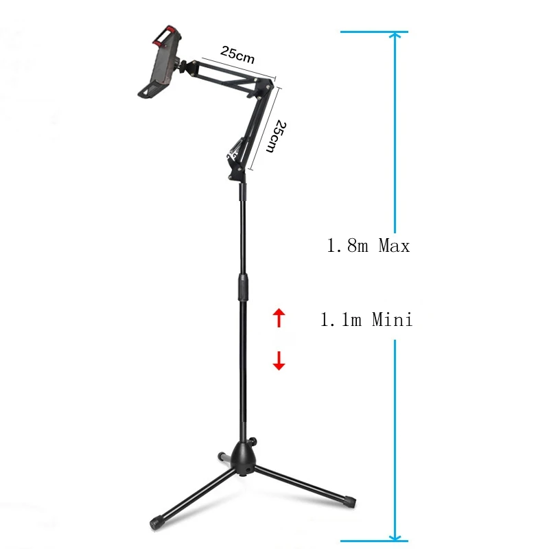 Напольный Штатив для планшета устойчивый держатель смартфона и дома офиса