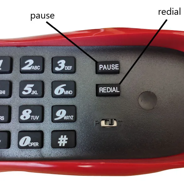 Стационарный мини телефон Красные Розовые розы Губы Поцелуй портативные