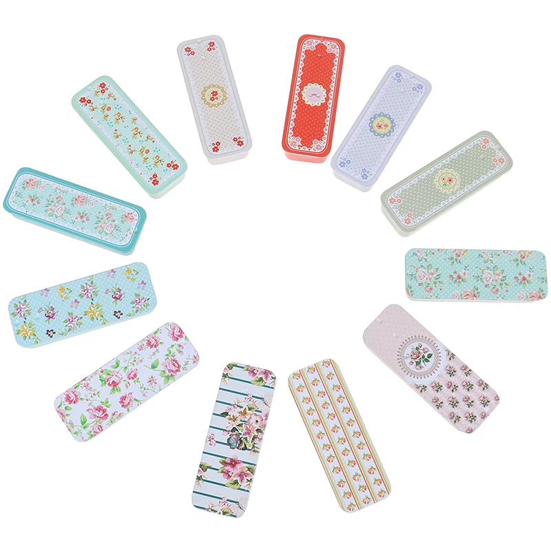 Цветная мини жестяная коробка герметичная банка упаковочные коробки ювелирные