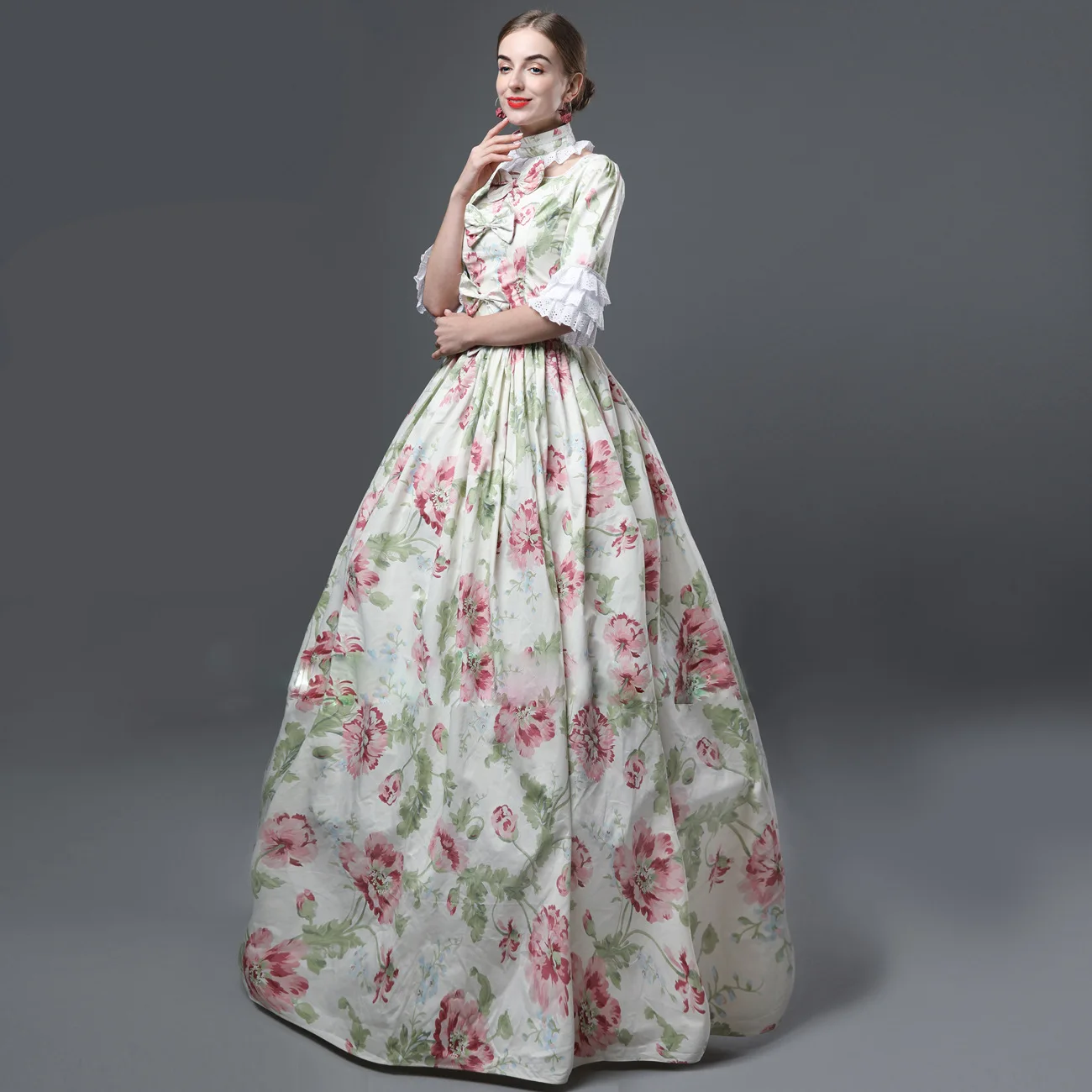 

Бальное платье Rococo барокко Мария-Антуанетта, бальное платье 18-го века, эпохи Возрождения, исторический период, платье для женщин, вечернее п...