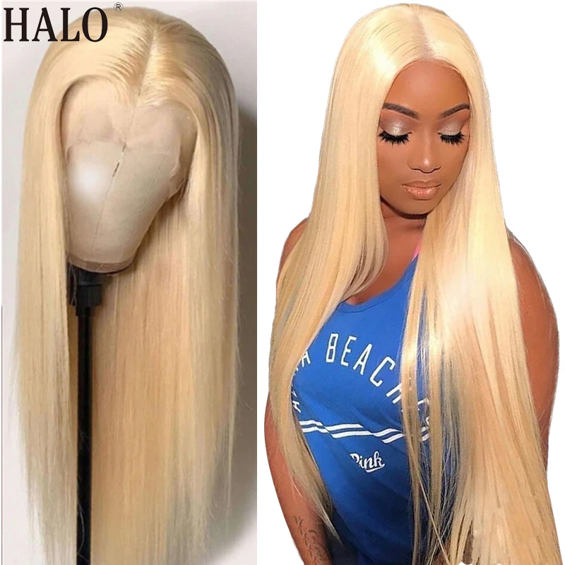 613 медовый блонд цвет Remy бразильские Прямые кружевные передние человеческие