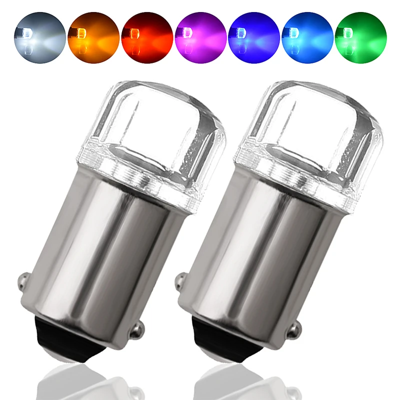 

10x BA9S T4W LED Car light bulb T2W T3W H5W interior Car LED License Plate light 2 LED 2835 SMD DC12V 12913 12910 12929