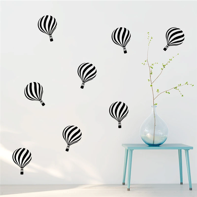 Цветные настенные наклейки на воздушный шар домашний декор гостиная детская