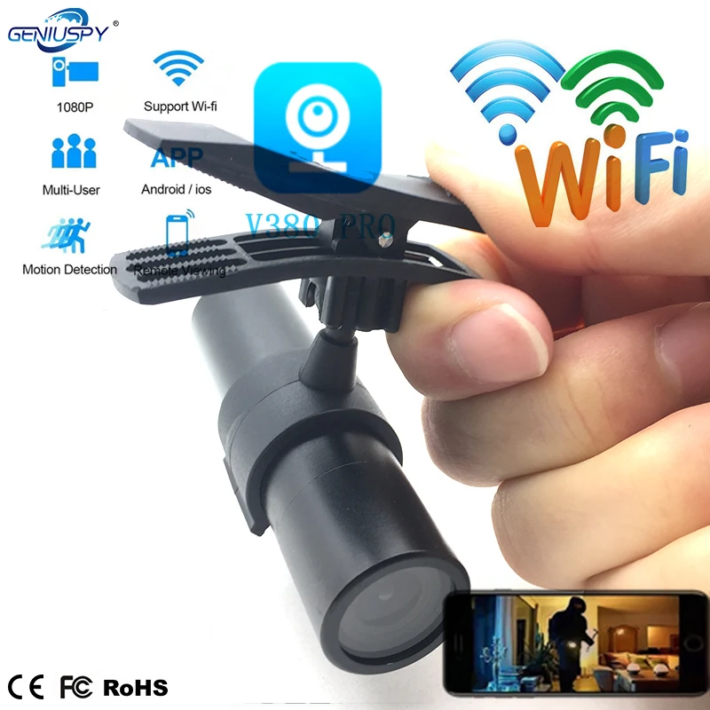 1080P HD 2 МП мини велосипед мотоцикл полицейский шлем Спорт CCTV Wifi цилиндрическая