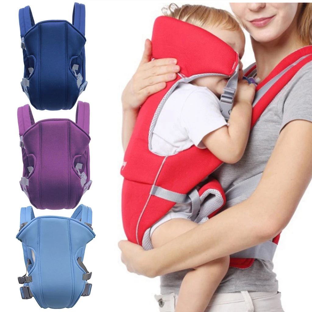 

2-30 Months Breathable Front Facing Baby Carrier Comfortable Sling Backpack Pouch Wrap Baby Kangaroo Adjustable Safety Carrier