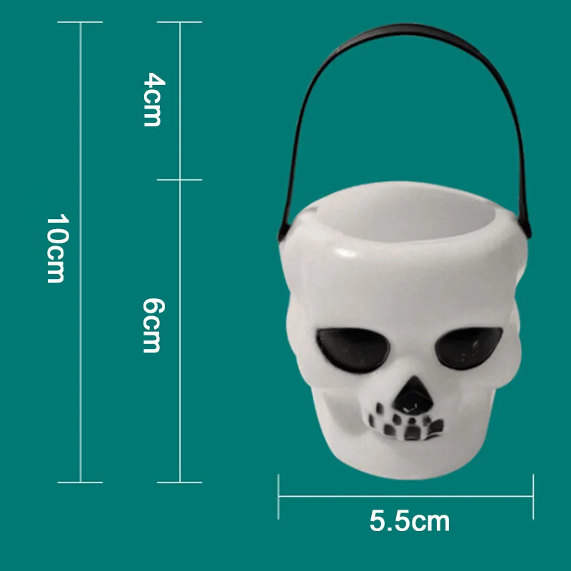 6 шт конфеты ведро Хэллоуин вечерние пользу трюк лечить держатель котел Новинка