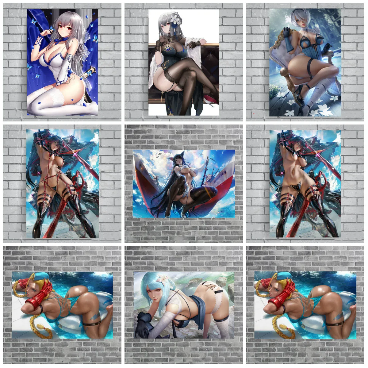

Brand New 5D Nier Automata Game HD Picture Diamond Painting Cross Stitch Art Full Drill Embroidery Living Room Decoration