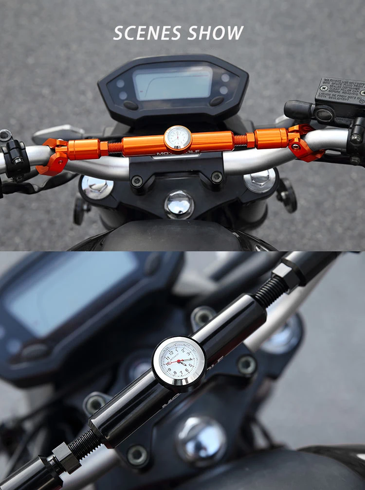 Многофункциональный руль мотоцикла перекладина с часами/компасом общий