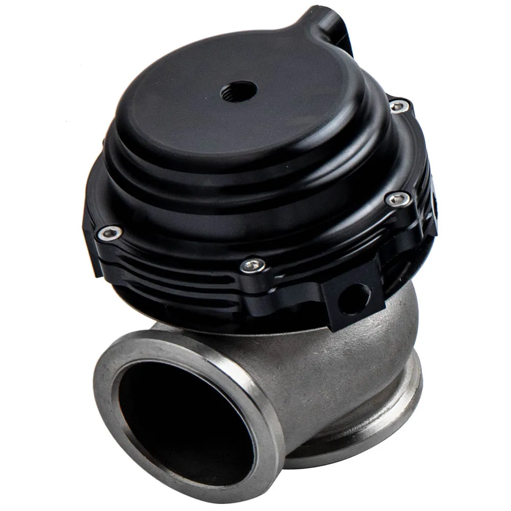 44 мм наружный охлаждаемый V-образный фланец Turbo Wastegate + опорное кольцо черная
