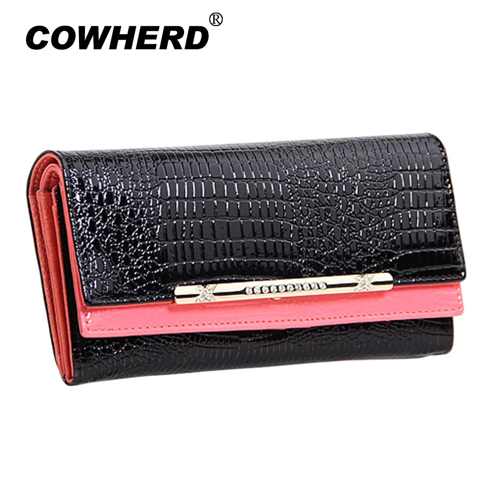 Высококачественные женские длинные кошельки дневной клатч Новые Вечерние Сумки