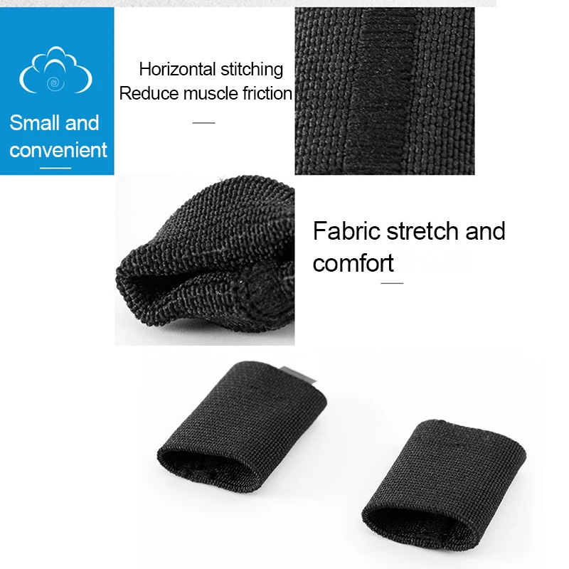 

10pcs Finger Protector Fingers Sleeves Sports Support Joint Pain Relief Cover Elastic Protective Gear Training Aid Toe Care