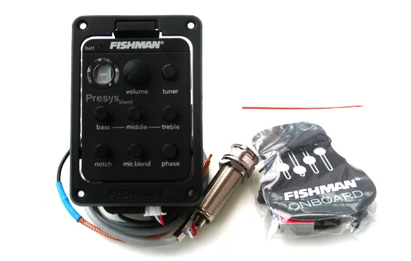 FISHMAN Presys 301 микрофон смесь Двойная модель гитары предусилитель Эквалайзер Тюнер Пьезо звукосниматель Beat гитарные части аксессуары новые