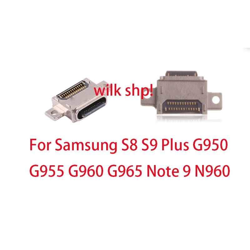 10 шт. Оригинальный Для Samsung S8 S9 Plus G950 G955 G960 G965 Note 9 N960 USB-разъем для зарядки разъем
