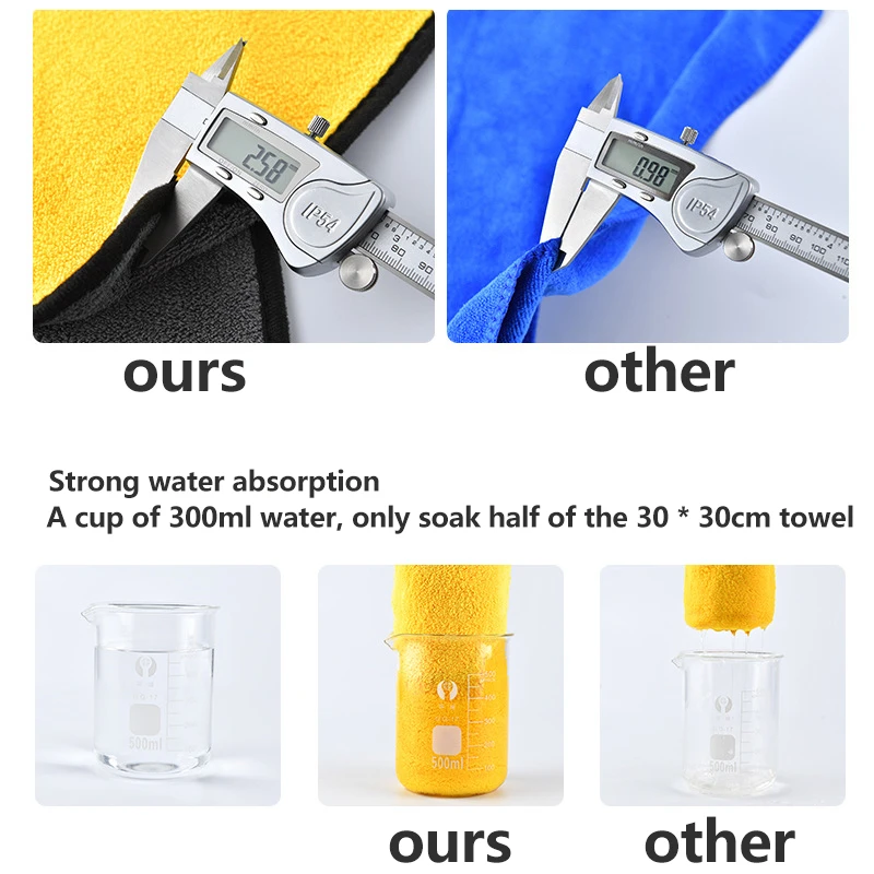 1/3/5 шт Автомойка микрофибры Полотенца мягкое сиденье автомобиля очистки