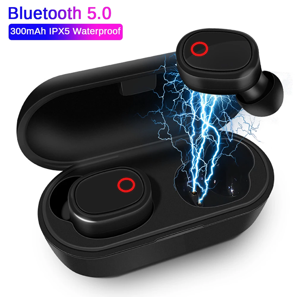A7 мини True Wireless Stereo F9 спортивные наушники вкладыши TWS Bluetooth со светодиодными огнями