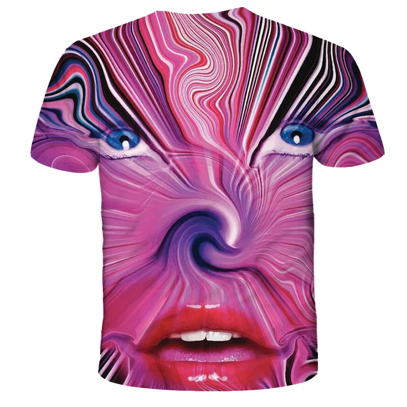 

Men'sFantasyCottonT-Shirt3DPrintHuman FaceTShirtSummerGraphicTeesPatternWomen/MenShortSleeveNoveltyStreetwearT