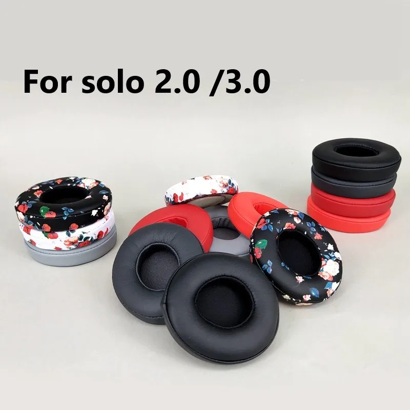 

Сменные амбушюры, наволочки для подушки для Solo 2,0 3,0, высококачественные мягкие губчатые амбушюры для наушников Beats Solo 2 3
