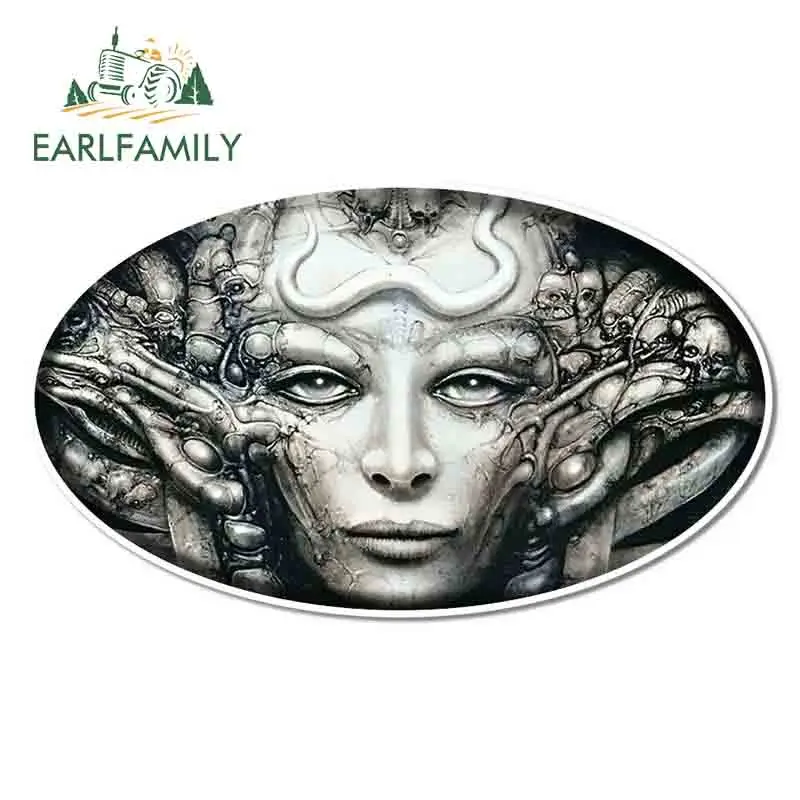 EARLFAMILY 13 см x 7 6 для Hr Giger Rave забавная наклейка на автомобиль виниловые