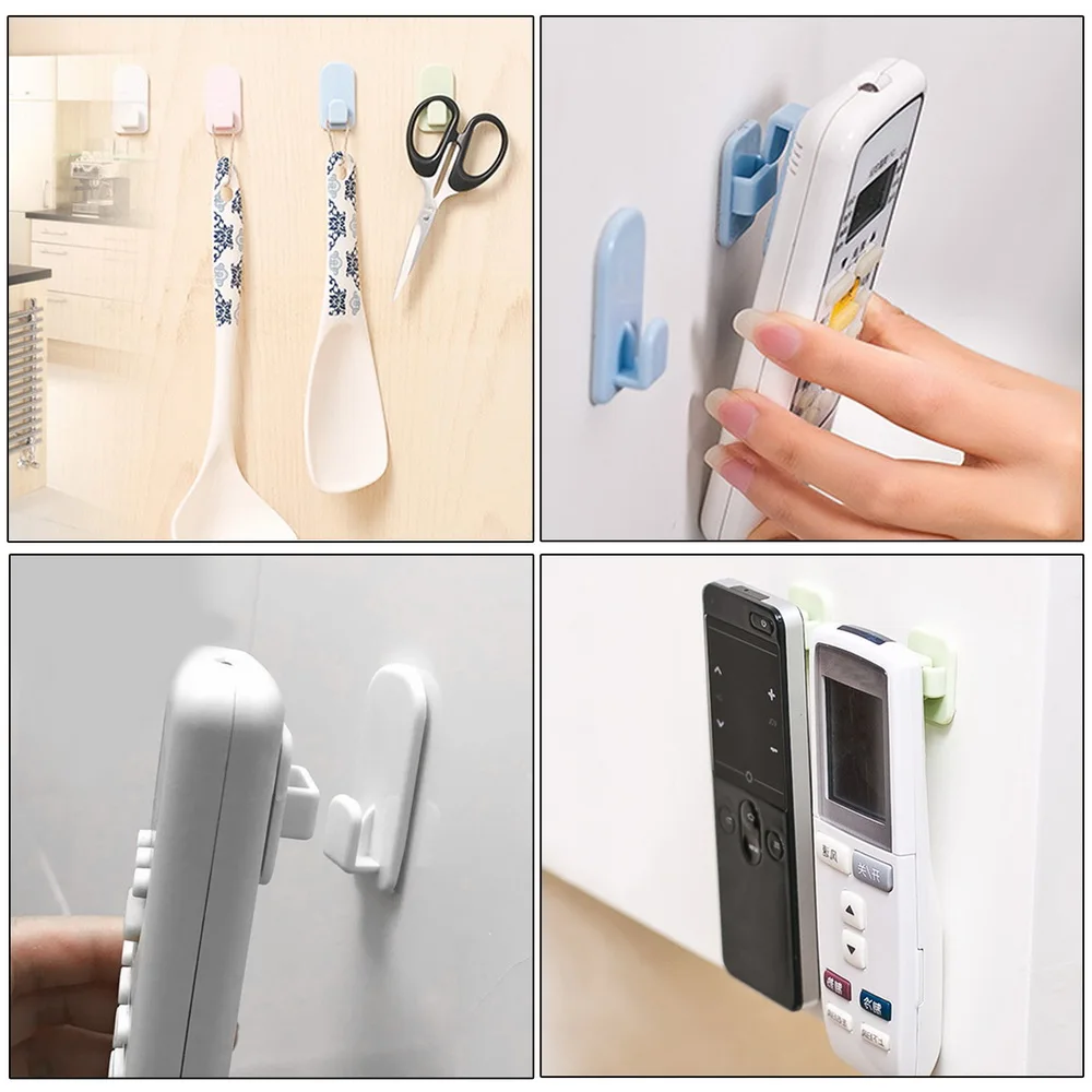 Настенный крючок-вешалка для пульта ДУ 4 шт./компл. ABS | Дом и сад