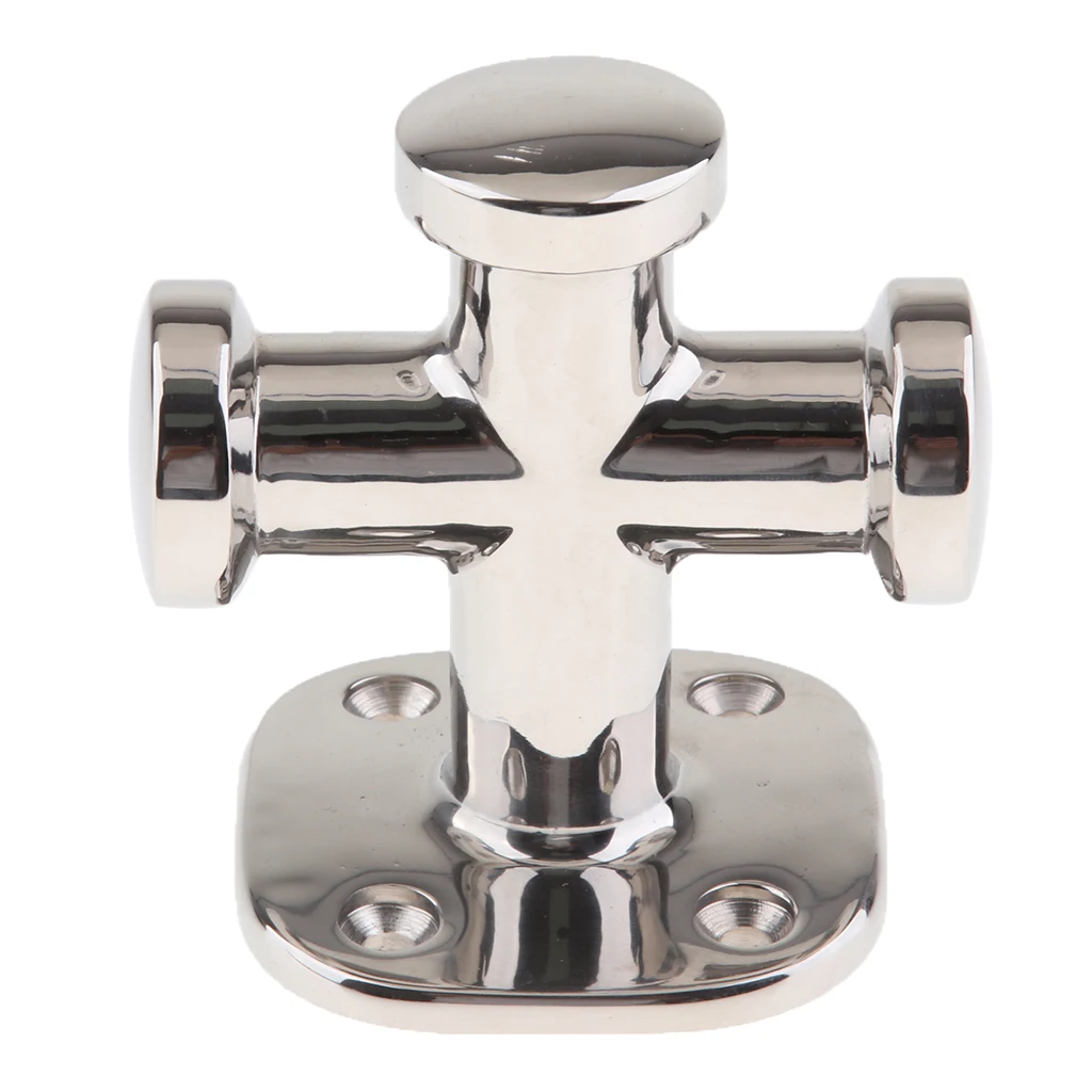 

Single Cross Bollard Heavy Duty Marine Grade 316 Stainless Steel -Silver