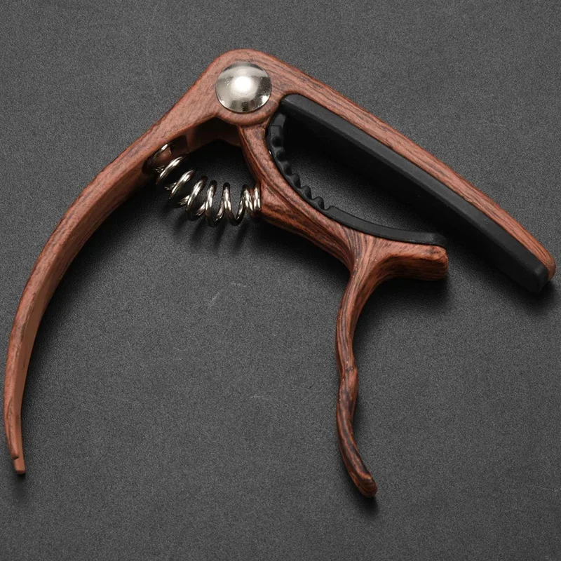 

1 Pcs Capo Guitar Capo & 1 Set Gold Plated Guitar Bridge