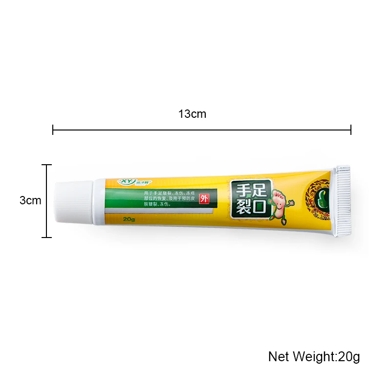 

1Pcs 20g Skin Anti-Crack Repair Antidry Foot Cream Heel Hand Cleft Healing Treatment Anti Fungal Infection Antibacterial Paste