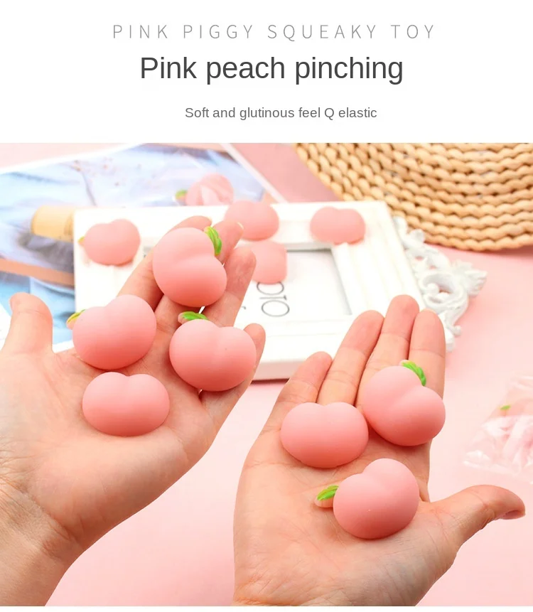 

Супер милая круглая персиковая мягкая резиновая дышащая Милая задница игрушки-антистресс сжимаемые игрушки для снятия стресса кавайная иг...