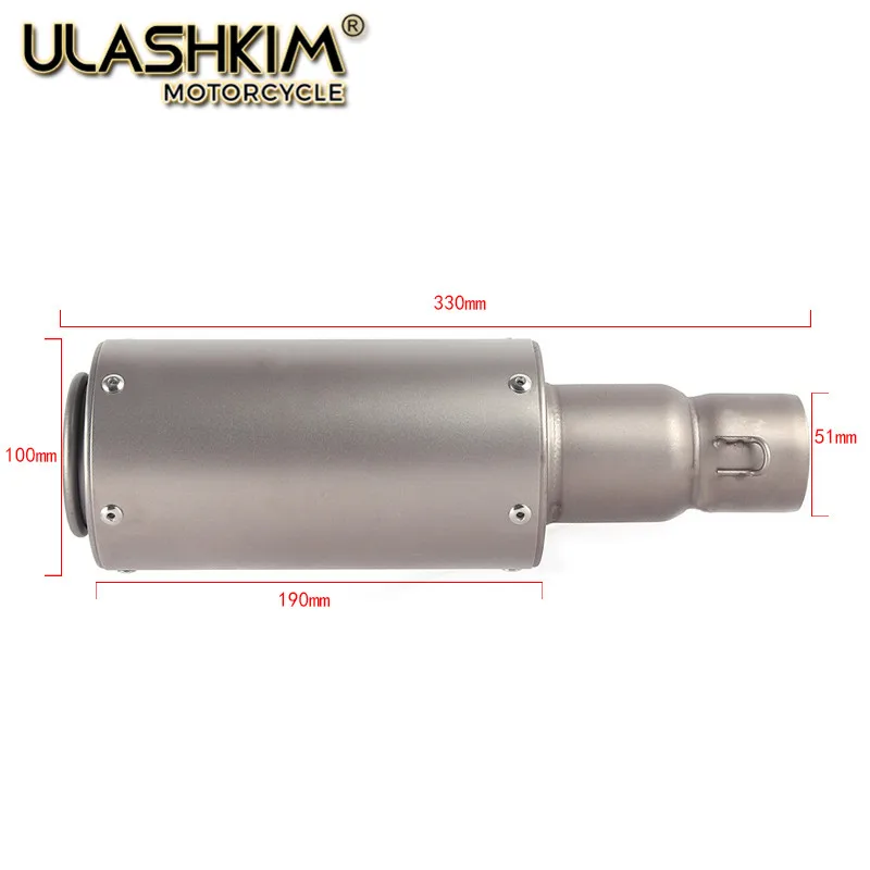 

Motorcycle Exhaust muffler Escape Modified Front Middle Link pipe Full System Slip On For YAMAHA NMAX155 NMAX 155 exhaust