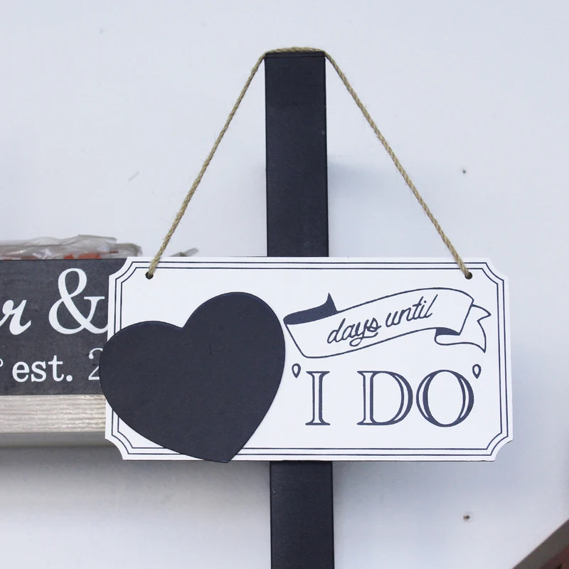 1 шт. романтическая доска I Do деревенский знак Свадебная вечеринка приёмные знаки