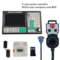 special offer 5 axis offline cnc controller set 500khz motion control system 7 inch screen 6 axis emergency stop handwheel smc5