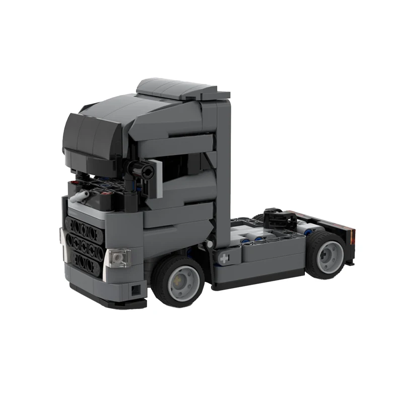 Высокотехнологичный грузовик MOC-67031 Mini Volvo Trucks от Tech Projects - набор строительных блоков в подарок для детей и взрослых, технический набор.