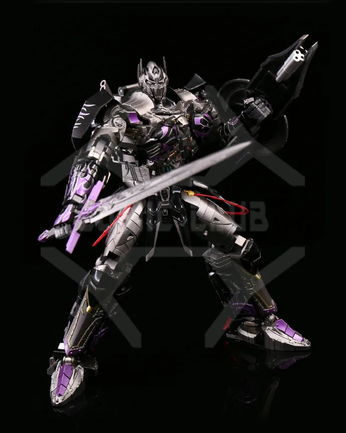 Comic Club уникальные игрушки UT трансформационный робот TF R-02P knight OP Challenger металлический светодиодный светильник
